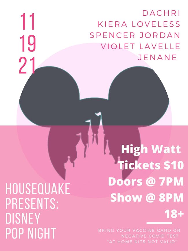 Disney Pop Night feat. Violet LaVelle, Jenane, & more