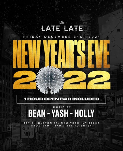 The Late Late New Years Eve 12/31
