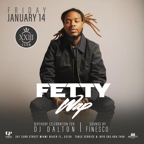 Fetty Wap at Club 23  Miami 1/14