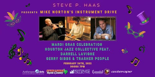 Houston Jazz Collective w/ Darrell Lavigne, Gerry Gibbs & Thrasher People
