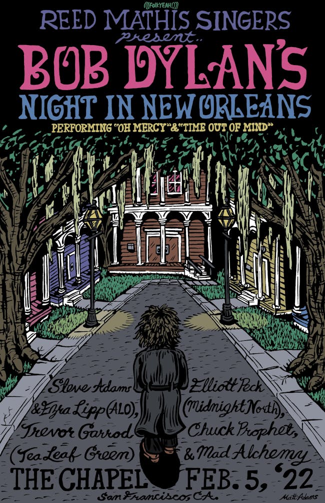 The Reed Mathis Singers Present "Bob Dylan's Night in New Orleans"