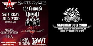 SATURATE * THE CROWNED * WIDOW 7 * AND MORE