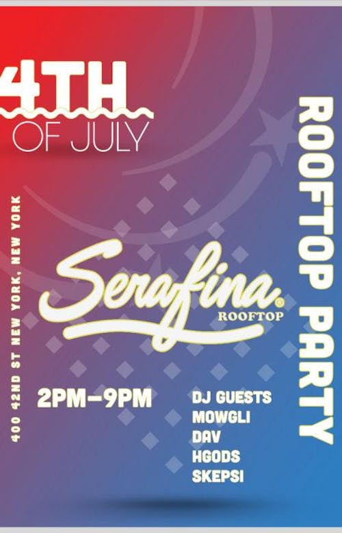The Fourth of July @ Serafina 7/4