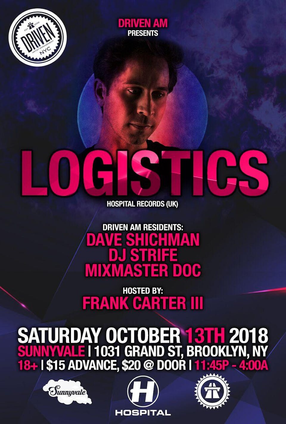 Driven AM presents: Logistics (Hospital Records) Driven AM presents: Logistics (Hospital Records)