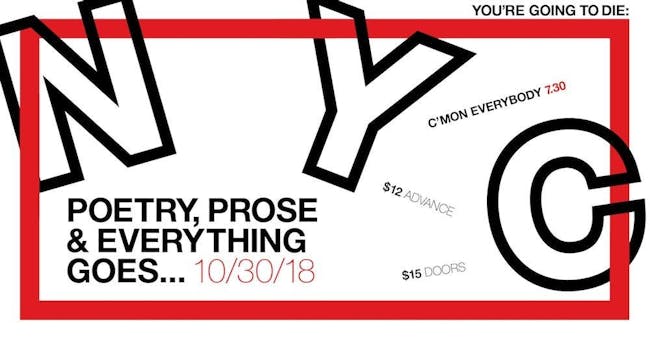 You're Going to Die: Poetry, Prose & Everything Goes... You're Going to Die: Poetry, Prose & Everything Goes...