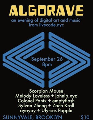 September Algorave September Algorave