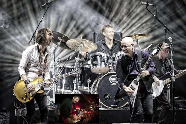Wishbone Ash with Fast Johnny Ricker in the Garage Wishbone Ash with Fast Johnny Ricker in the Garage