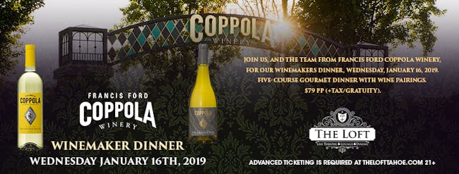 Coppola Wine Dinner Coppola Wine Dinner