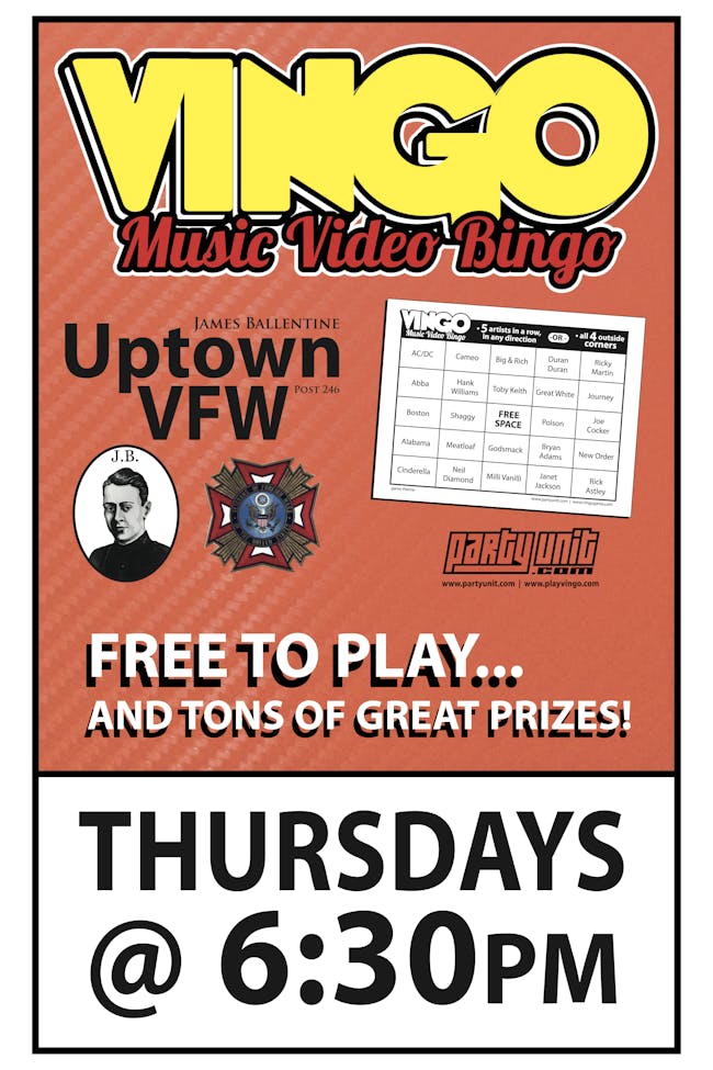 VINGO: Music Video Bingo. Watch & Play! VINGO: Music Video Bingo. Watch & Play!