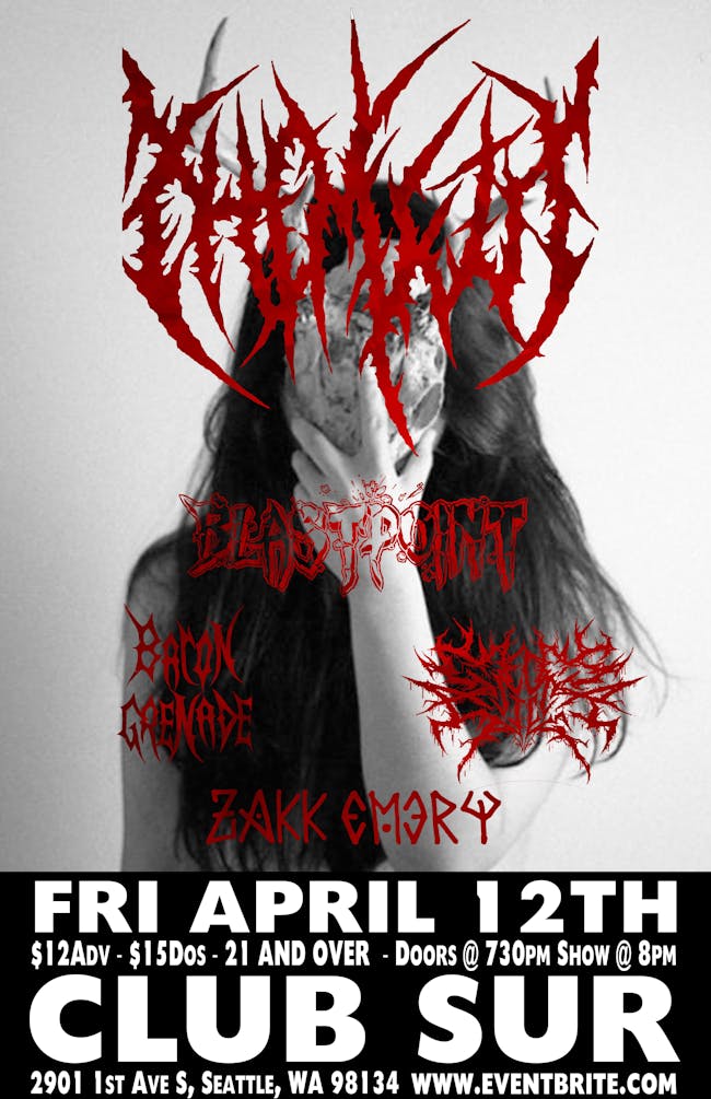 Blast Point/Bacon Grenade/Forever Convicted+Guests  21+