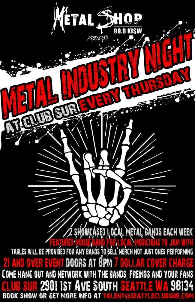 Metal Industry Night w/ Zombie Jihad /Foxlynd / DJ Star