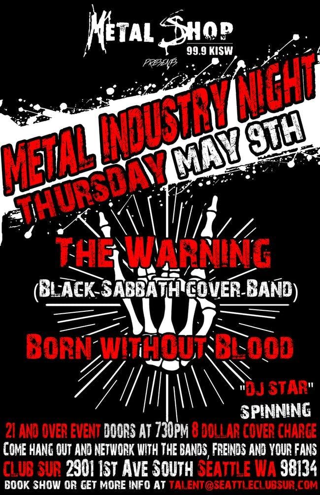 Metal Industry Night w/ The Warning / Born Without Blood /DJ Starr