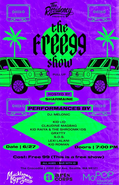 The Crocodile The Free 99 Show The Back Bar Tickets
