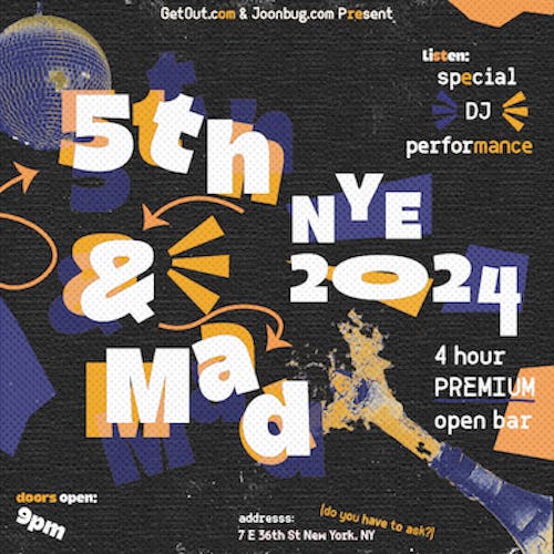 5th&Mad New Year's Eve 2024