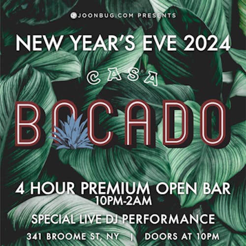 Casa Bocado New Year's Eve 2024