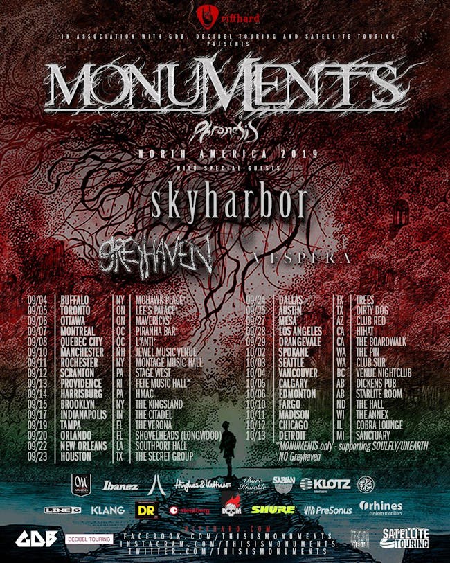 MONUMENTS / Sky Harbor / Grey Haven / ATF / DTF +Guests