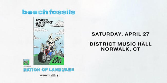 Beach Fossils with friends Nation of Language