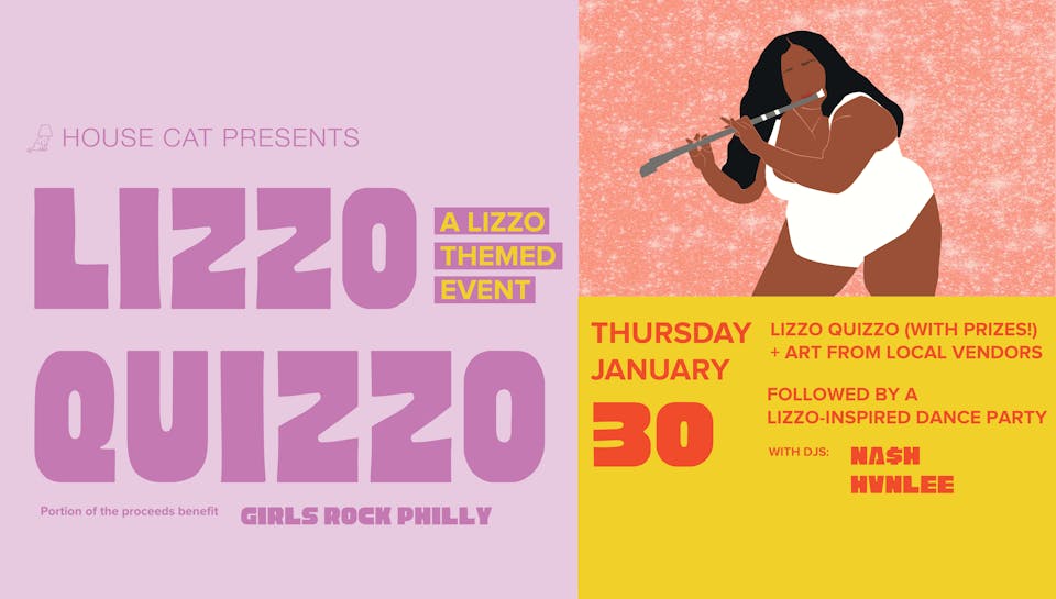 House Cat presents:  Lizzo Quizzo: A Lizzo-Themed Event